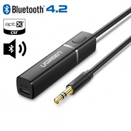 Bộ Phát Âm Thanh Bluetooth 4.2 Ugreen 40761 - Dùng Cho TIVI, PC, Laptop, Tivi Box... Cổng 3.5mm